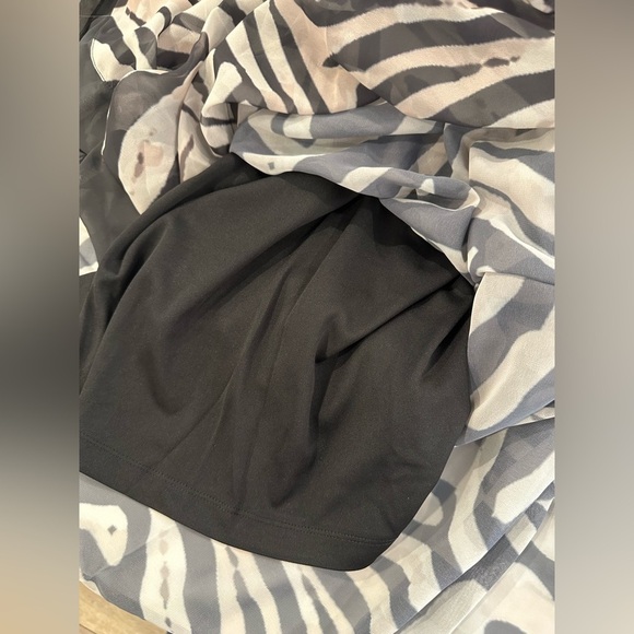 Venus SZ 8 NWT Zebra Print Sheer Maxi Dress Caftan - Picture 6 of 6